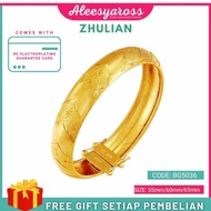 [BG5036] Gelang Tangan ZHULIAN Gold Plated Bangle Jewellery Emas Saduran Barang Kemas gelang zhulian