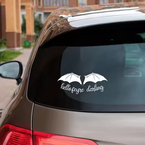 ACOTAR Wingspan Matters Vinyl Art Sticker Car Window Bumper Vehicle Truck Decor, ACOTAR Feyre Darlin