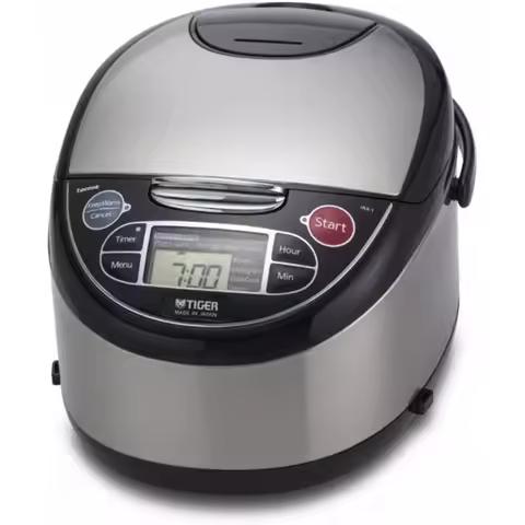 5.5-Cup (Uncooked) Micom Rice Cooker and Warmer with Tacook Food Steamer Cooking Tray Technology and