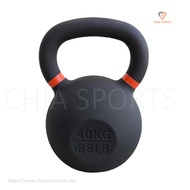 Powder Coat Kettlebell 40kg Cast Iron Bells for strength and conditioning