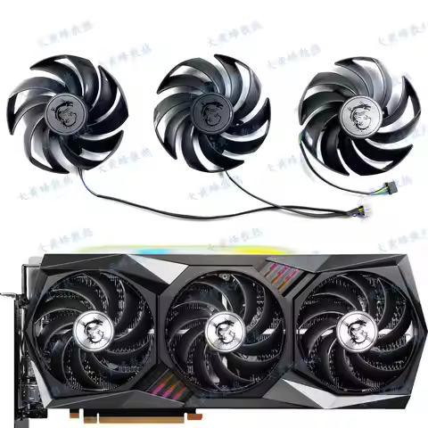 New Cooling Fan for MSI RTX3060 RTX3060ti RTX3070 RTX3070ti RTX3080 RTX3090 Video Card