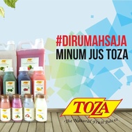 TOZA Minuman Sari Buah dan Jus Kemasan 5 liter Free masker kain 5pcs