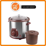 Iona GLSC600 Purple Clay Auto Slow Cooker with Double Boiler