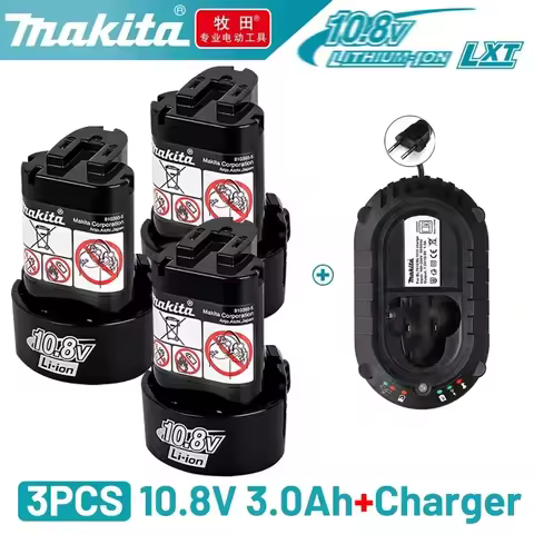 🏆 Makita 10.8v Battery 3Ah,makita Rechargeable replacement BL1013 BL1020 BL1030 battery,TD090D LCT20