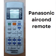 [Top Selling] Panasonic Air Cond Aircon Aircond Remote Control ECONAVI Inverter