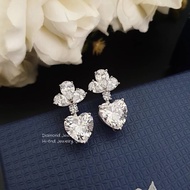 Genuine CZ Diamond Earrings Fashion Jewelry Grade Work SE-999