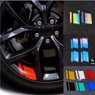 Car Wheel Decoration Sticker Wheel Rim Reflective Sticker Car Tire Wheel Modification Sticker Unique