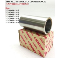 KNB 57x66x64x120 - 57x72x70x120 Cylinder Liner Sleeve Sarung Tukir 4 Stroke Block Blok Engine Piston