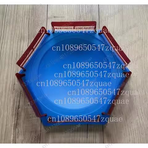 XD168-16 Blu-rosso FOR Beyblade Arena Stadium Stadium Blue Dark Red Hexagonal Battle Arena Plate