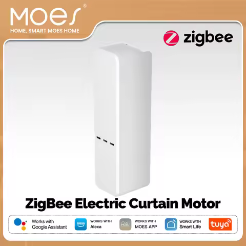 MOES Tuya ZigBee Smart Chain Roller Blinds Motor Drive Electric Shade/Shutter Curtain App Control Wo