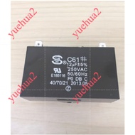 CBB61 Capacitor 12uF ±5% 250VAC C61 Fan Air Conditioning Motor Start Capacitor Capacitor
