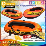 INTEX 58331/58332/58329/58354 Explorer Inflatable Kayak Canoe River Water Rafting Float Boat Bot Man