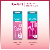 GILLETTE Venus Daisy 2 and Venus Daisy 3 Women's Razor
