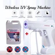 Sanitizer Spray Machine Spray Gun Wireless Rechargeable Disinfection Sprayer Nano Blue Ray Atomizer Fogging Spray