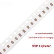 100pcs 0805 SMD Chip Multilayer Ceramic Capacitor 0.5pF - 47uF 10pF 22pF 100pF 1nF 10nF 100nF 0.1uF 