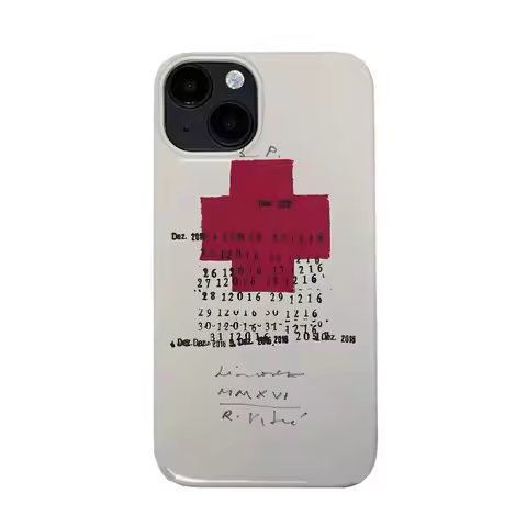 Hot Sale Ins Retro Red Cross Art Phone Case For iPhone 17 16 15 14 13 12 11 Pro Max 16E XR X XSMax 7