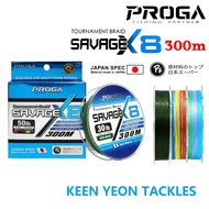 PROGA SAVAGE X8 BRAIDED LINE 300m