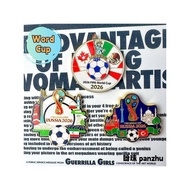 World Cup Brooch Metal World Cup Souvenir Decoration Refrigerator Sticker 8LGT