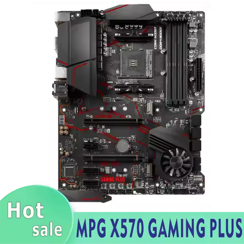 Socket AM4 MPG X570 GAMING PLUS motherboard 128GB DDR4 ATX motherboard 100% test test