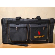 Clothes Bag Denim SportPOLO 2 Pockets Travel Clothes Bag POLO LIVE 70L Large Clothes Bag BIG Size Tr