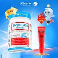 [Life Space] Life Space Shape B420 Probiotic 60 Capsules Supports Improved Digestion and Body Shape 
