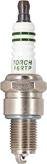 TORCH Platinum Spark Plug F6RTP Replace for NGK 7084 BPR6EGP 7822 BPR6ES Spark Plug, for Bosch WR6DP WR7DP Spark Plug, for Champion RN10GY RN9GY Spark Plug, for Denso IW20 VW20T Spark Plug, OEM, ea