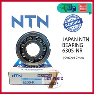 6305 NR NTN Japan Bearing (25 X 62 X 17mm) 6305NR NTN - 100% ORIGINAL