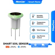 MeeGoo WIFI Smart Solar Soil Sensor Tester Temperature Humidity EC Detector with Irrigation Linkage