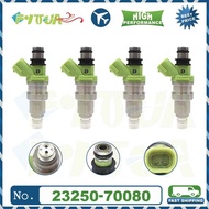 4pcs Fuel injector 23250-70080 23209-70080 For Cressida- MX83 7MGE Upgrade- Toyota- Soarer- Lexus- 1