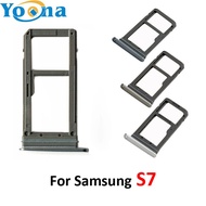 For Samsung Galaxy S7 G930 G930F G930FD G930A G930P G930V Phone Housing New SIM Card Adapter Micro S