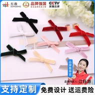 Small bowknot diy Handmade0.6cm Hair Accessories Decorative Parts Ribbon In Stock Wholesale Velvet F