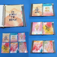 Love Pastel Quote Binder Divider 2 Rings, 6 Rings, 20 Rings, 26 Rings 1 Set of 6 Glossy Sheets Cheap