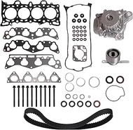 HS9915PT-1 Cylinder Head Gasket Bolt Set & Timing Belt Kit with Water Pump Fit for Honda Civic 1996-