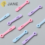 JANE 10Pcs Windproof Clothes Hanger Hook, Wardrobe TPR Laundry Hanging Buckle, Portable Fixing Windproof Clip Household Organizer Clothes Hanger Clip Outdoor