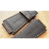 Bell&ross Calf Leather Grey 24/33mm For BR 01-92 BR Phantom BR 03-92 BR 01-94 BR 03-93 BR Diver BR B