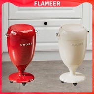 [Flameer] Trash Can Garbage Can with Universal Wheels Movable Dustbin Tall Wastebasket
