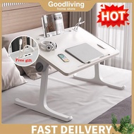 ⚽COD⚽Folding Desk Bedroom Lazy Table Computer Desk Lifetime Foldable Table Bed Small Table For study