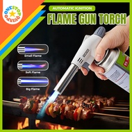 OSQ Automatic Ignition Adjustable Butane Gas Flame Jet Burner Torch for Barbeque Cooking and Welding