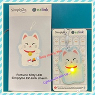 (🇸🇬Collectible🇸🇬) simply go led fortune kitty cat pichu ezlink charm