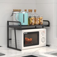 Above the Kitchen Microwave Oven Rack Countertop Oven Storage Desktop Double-Layer Bracket Rice Cook