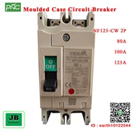 PNC Mould Case Circuit Breaker NF125-CW 2P And NF125-CW 3P Size 80A/100A/125A