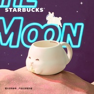 星巴克（Starbucks）月圆欢聚系列萌兔造型款马克杯410ml陶瓷杯水杯杯子国庆礼物