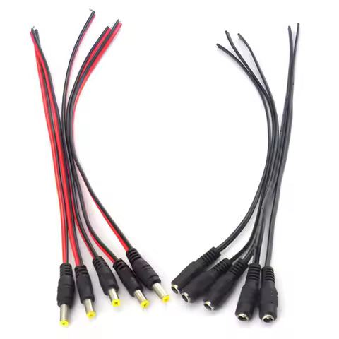 12V DC Extension Connectors Male Female jack Cable Adapter Plug Power Supply 5.5x2.1mm LED Strip Lig