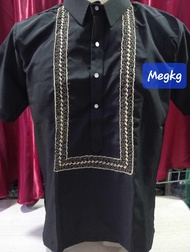 Formal/Casual/Office /Guard Short Sleeve Barong for Men Scattered and Body Design