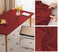 ผ้าปูโต๊ะ PU กันน้ำและผ้าปูโต๊ะน้ำมันสำหรับฉนวนผ้าปูโต๊ะผ้าคลุมโต๊ะสี่เหลี่ยมผืนผ้าขนาดใหญ่ของ8FT 6FT