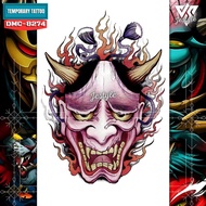 [DMC-8274] Temporary Tattoo Demon Devil Mask
