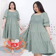 BJFashionWanita / Dress Chami / Smoke Dress / Smoke Jumbo / Dress Jumbo / Dress Polos / Smoke Polos