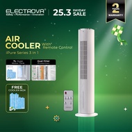 Electrova Evaporative Air Cooler iPure Series l 7L Huge Water Tank l 8m Coverage l 3 in 1 Usage l Du
