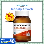 [11/2027] Blackmores D3 Total Calcium & Magnesium + D3 ( 200 Tablets )