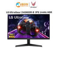 จอมอนิเตอร์ LG MONITOR ULTRA GEAR 24" FHD IPS 144Hz HDR Monitor with FreeSync ประกัน 3 ปี (24GN60R-B)